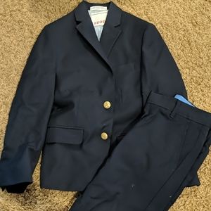 Boys navy Izod suit